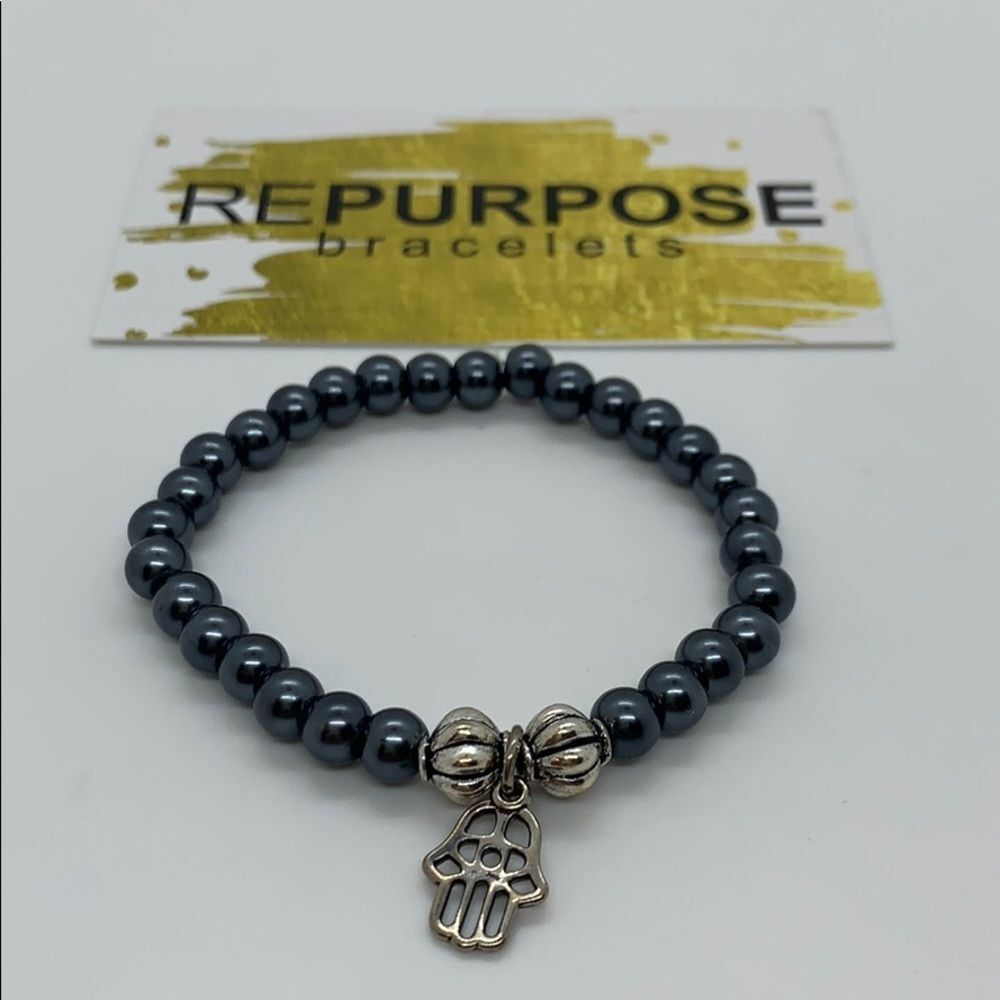 NWT Repurpose Bracelets hamsa bracelet